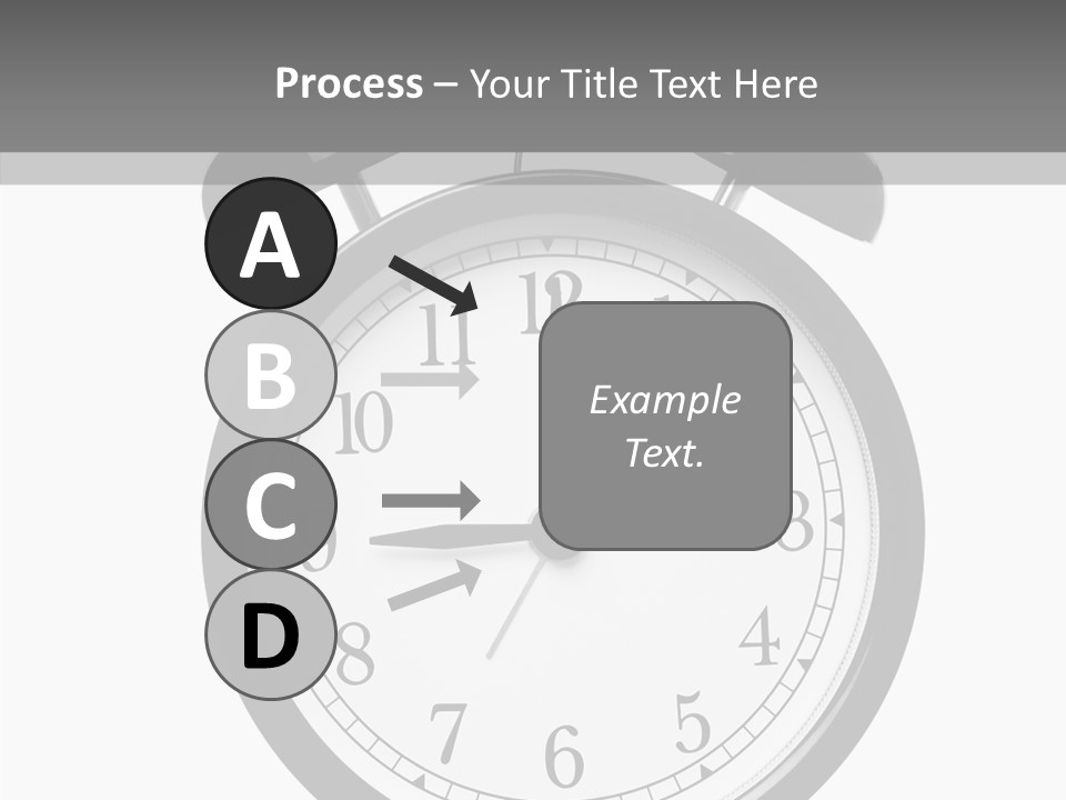 Routine Cut Out Checking The Time PowerPoint Template