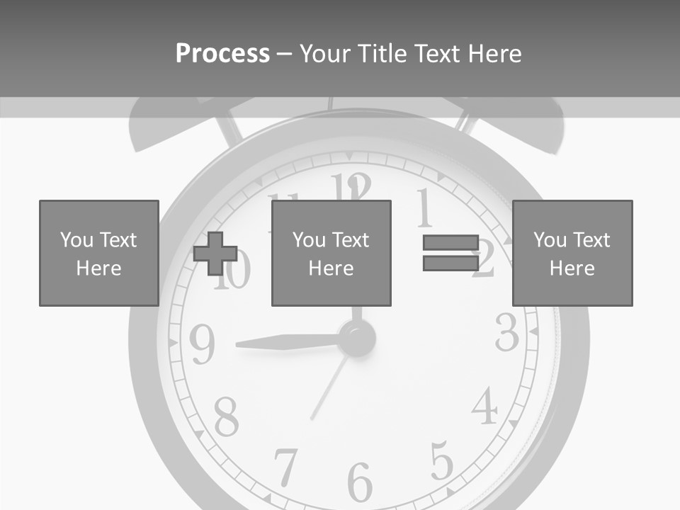 Routine Cut Out Checking The Time PowerPoint Template