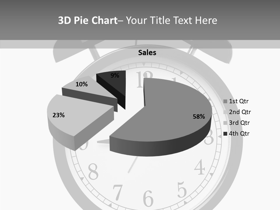Routine Cut Out Checking The Time PowerPoint Template