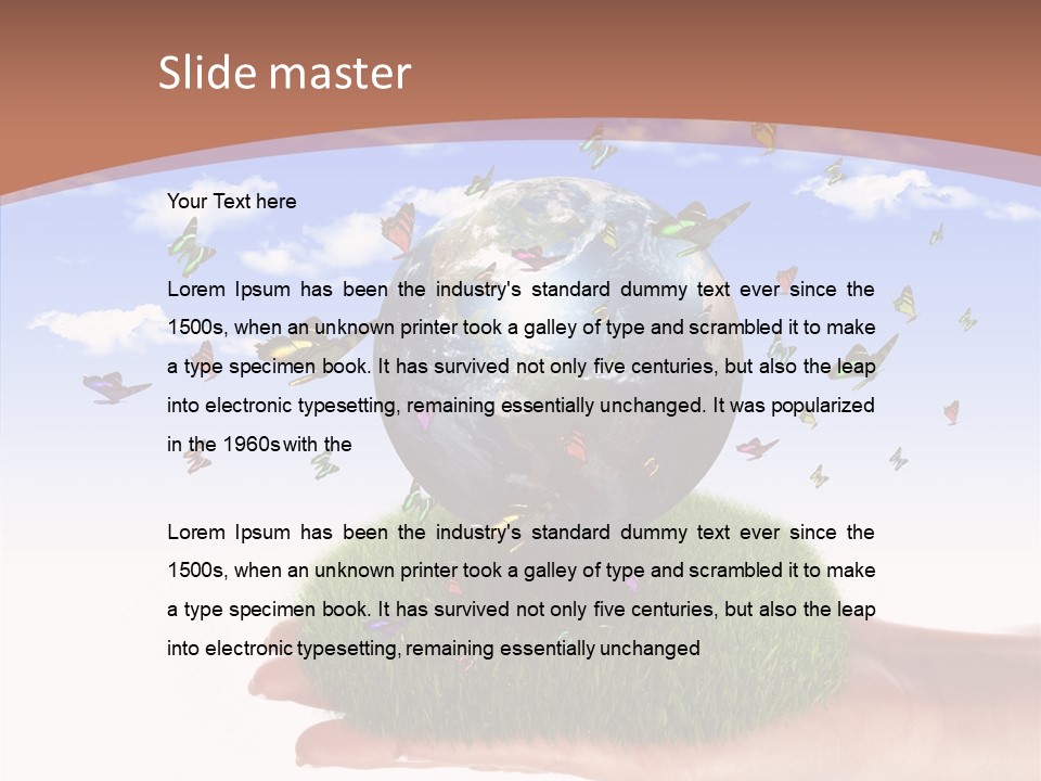 Interior Offspring Sofa PowerPoint Template