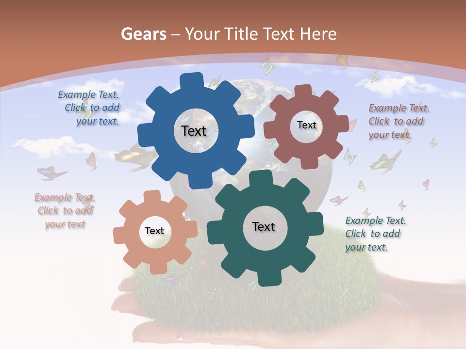 Interior Offspring Sofa PowerPoint Template
