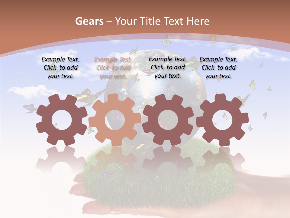 Interior Offspring Sofa PowerPoint Template