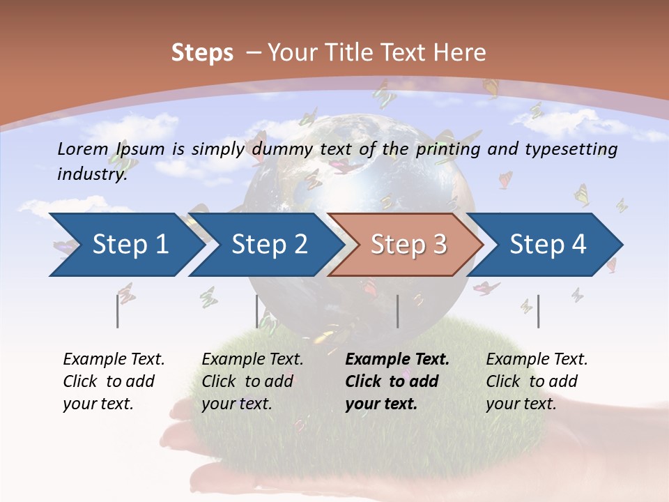 Interior Offspring Sofa PowerPoint Template