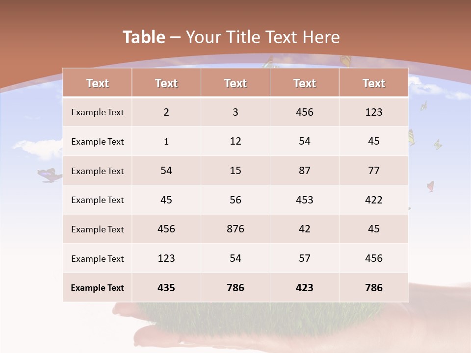 Interior Offspring Sofa PowerPoint Template