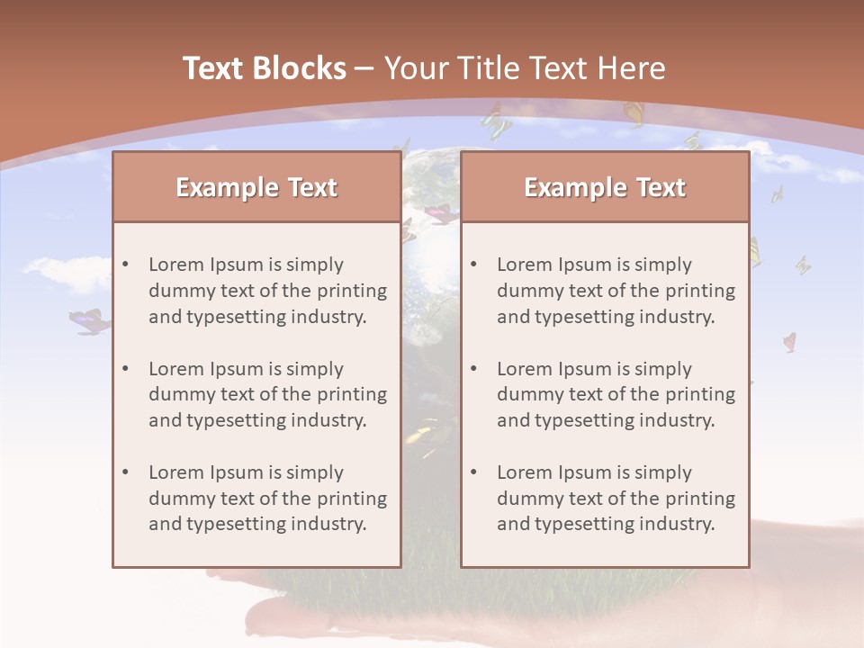 Interior Offspring Sofa PowerPoint Template