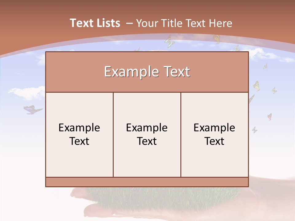 Interior Offspring Sofa PowerPoint Template