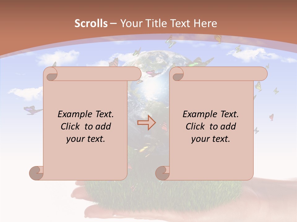 Interior Offspring Sofa PowerPoint Template