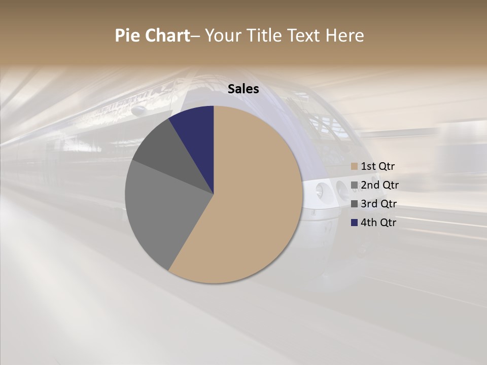 High Speed Transportation Railroad PowerPoint Template