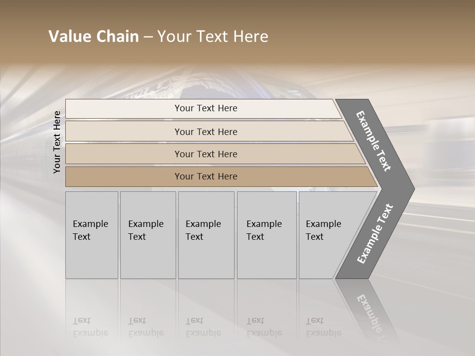 High Speed Transportation Railroad PowerPoint Template