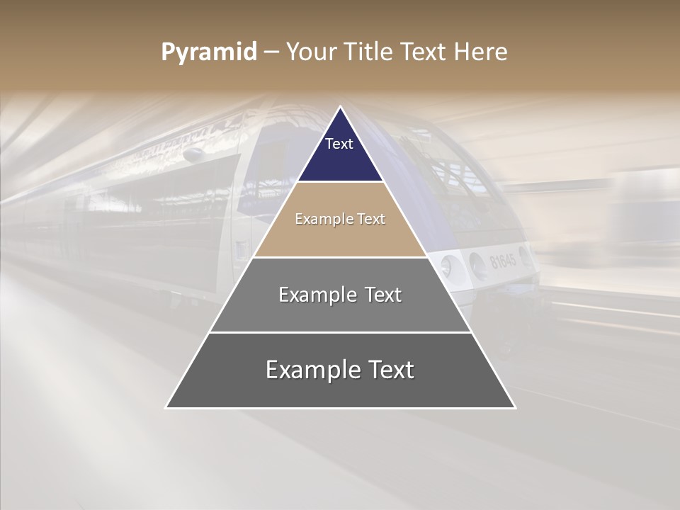 High Speed Transportation Railroad PowerPoint Template