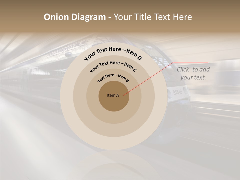 High Speed Transportation Railroad PowerPoint Template