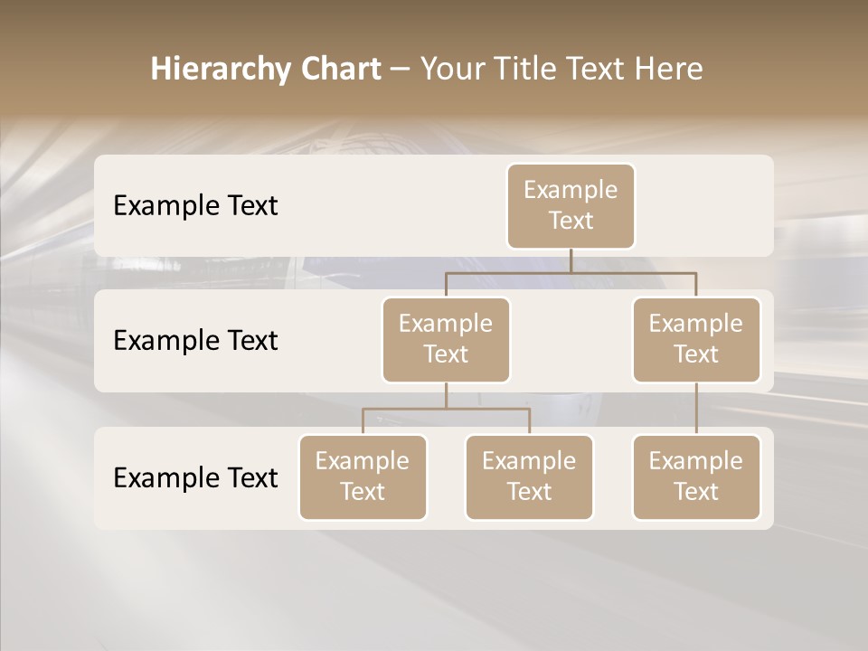 High Speed Transportation Railroad PowerPoint Template