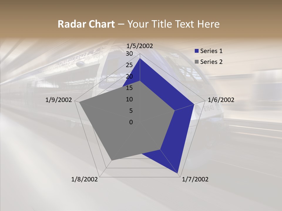 High Speed Transportation Railroad PowerPoint Template