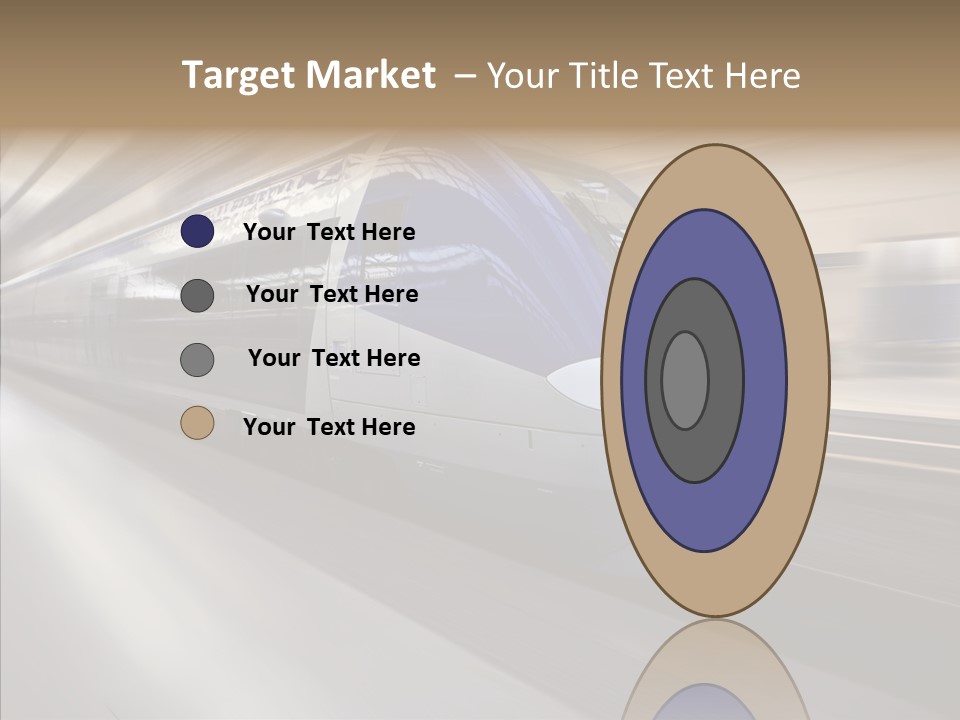 High Speed Transportation Railroad PowerPoint Template