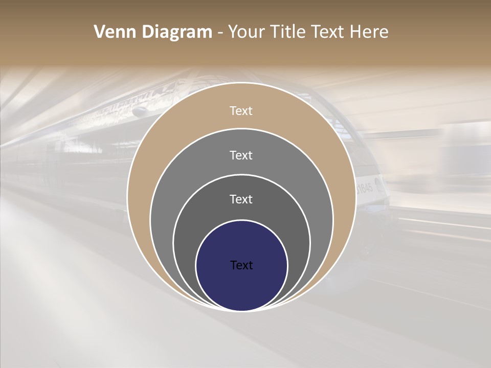 High Speed Transportation Railroad PowerPoint Template