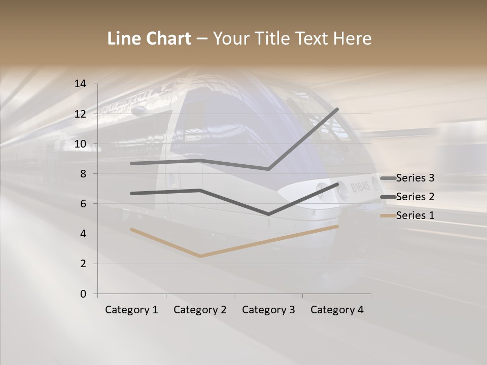High Speed Transportation Railroad PowerPoint Template