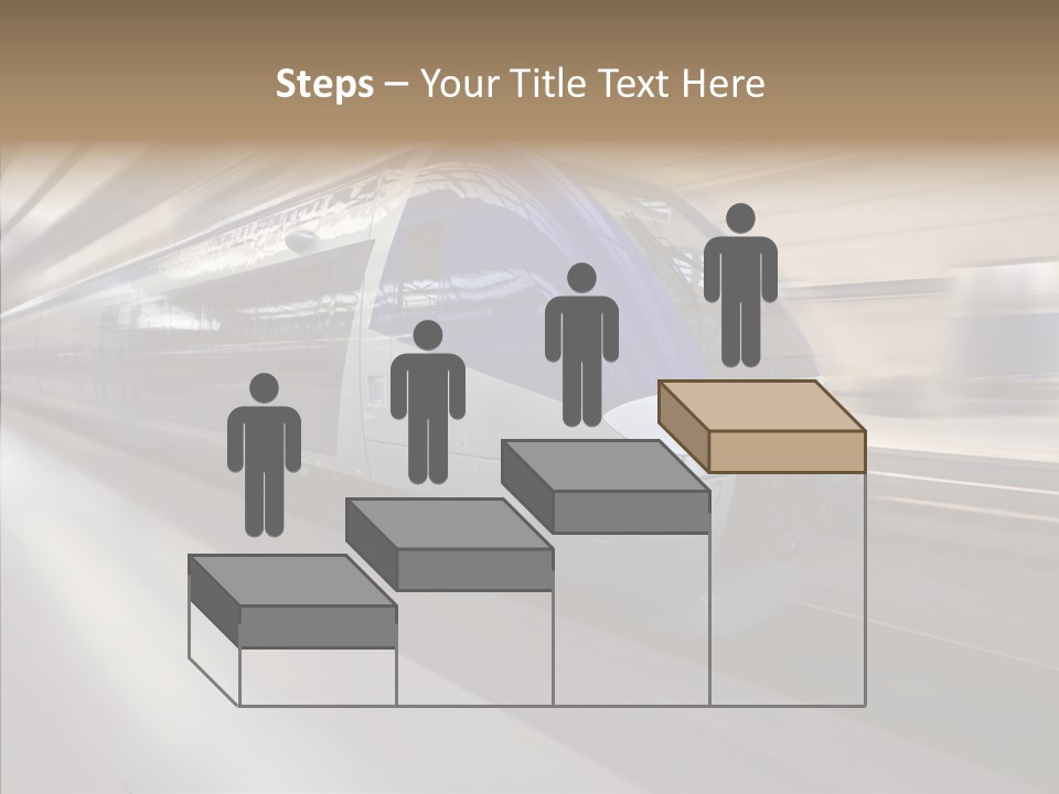 High Speed Transportation Railroad PowerPoint Template