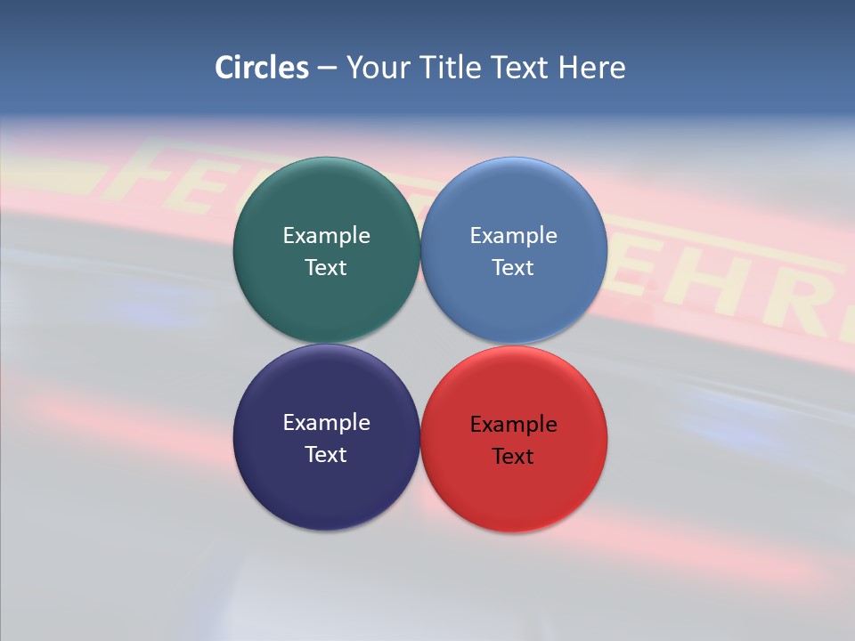 Fire Alarm Fire Truck PowerPoint Template