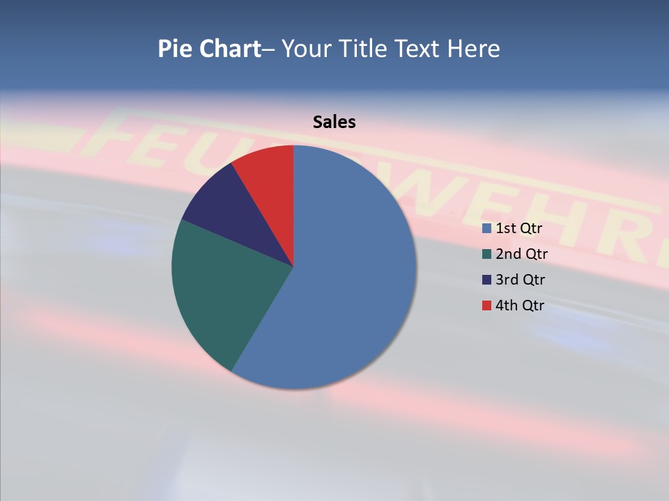 Fire Alarm Fire Truck PowerPoint Template