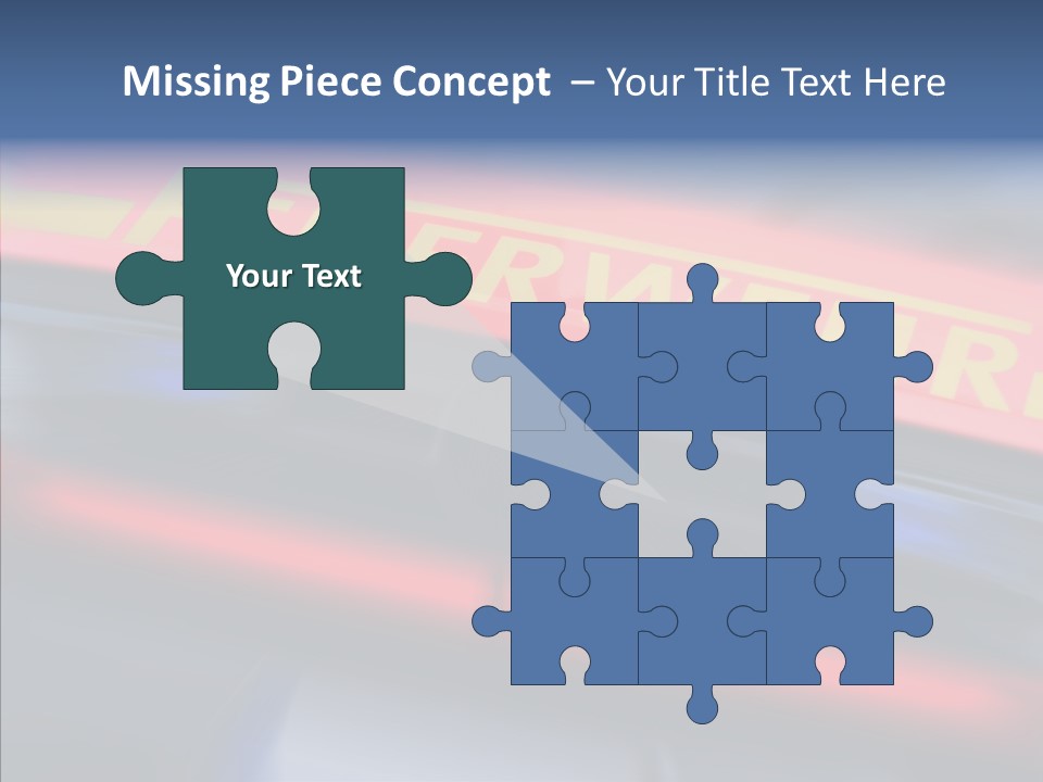 Fire Alarm Fire Truck PowerPoint Template