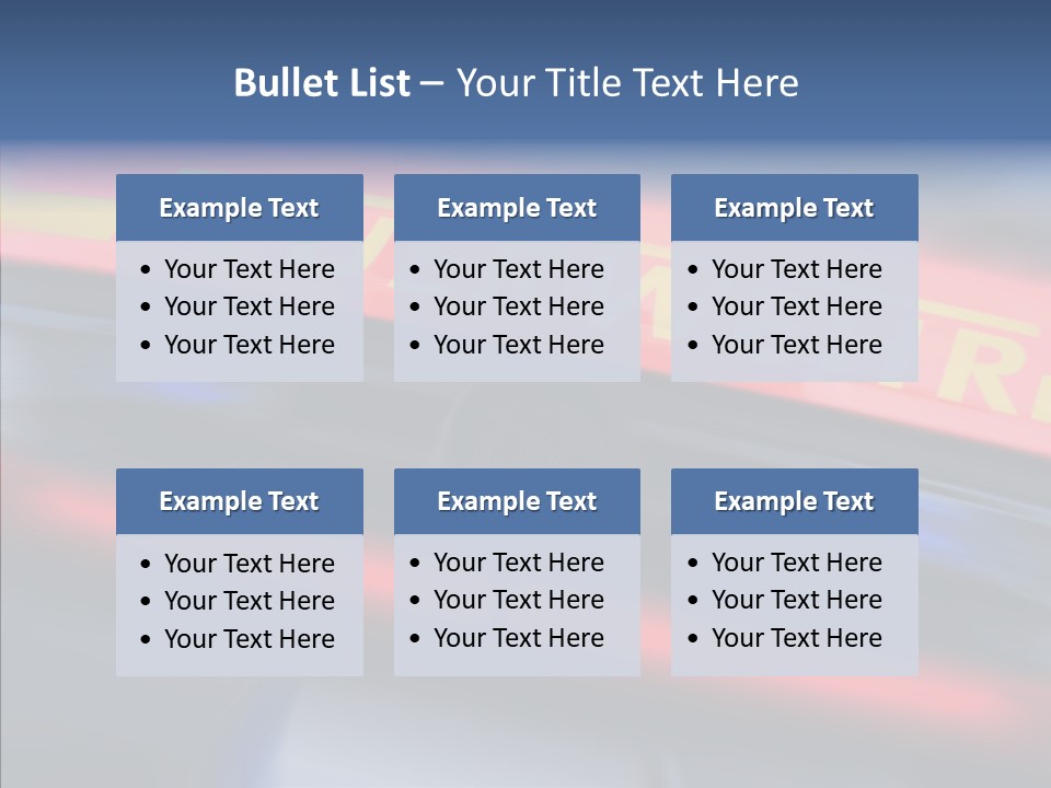 Fire Alarm Fire Truck PowerPoint Template