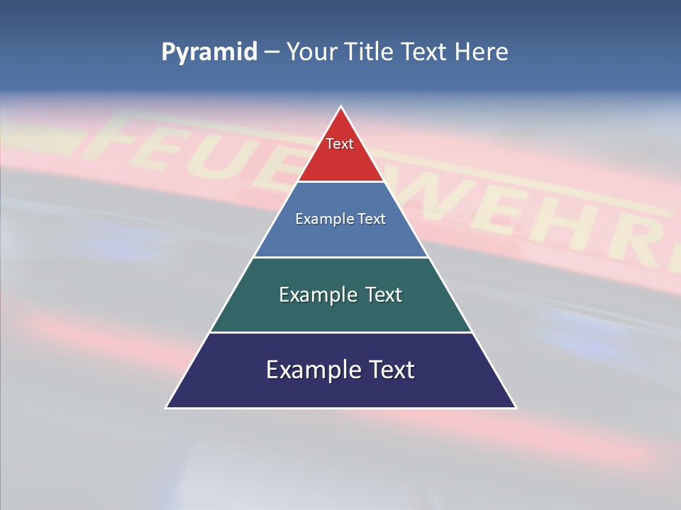 Fire Alarm Fire Truck PowerPoint Template