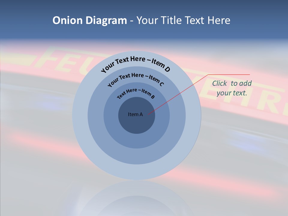 Fire Alarm Fire Truck PowerPoint Template