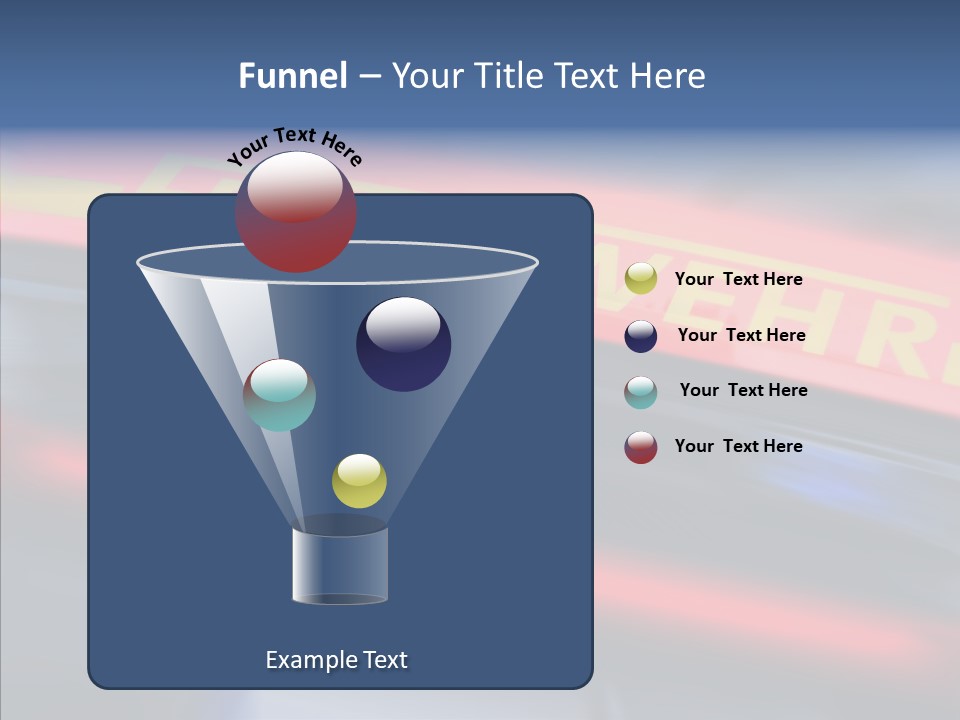 Fire Alarm Fire Truck PowerPoint Template