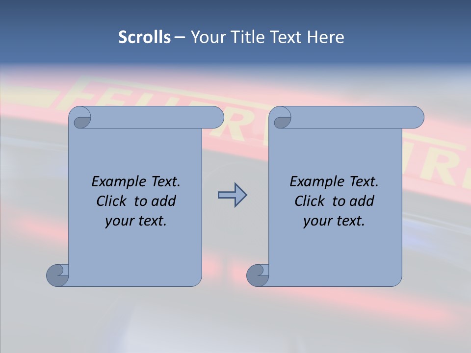 Fire Alarm Fire Truck PowerPoint Template