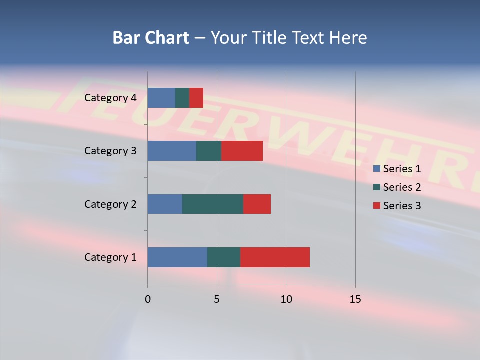 Fire Alarm Fire Truck PowerPoint Template