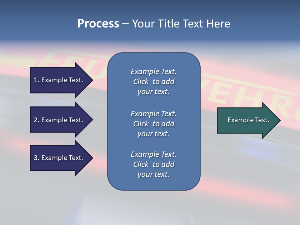 Fire Alarm Fire Truck PowerPoint Template