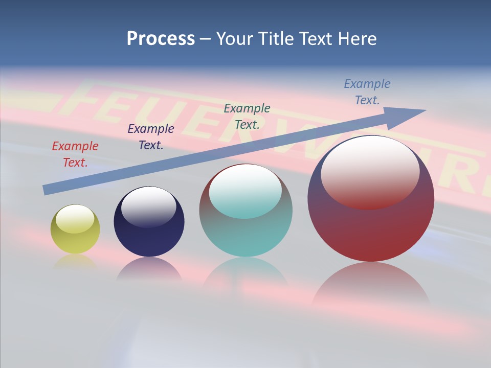 Fire Alarm Fire Truck PowerPoint Template