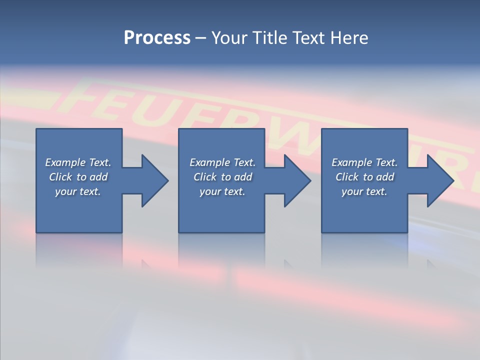 Fire Alarm Fire Truck PowerPoint Template