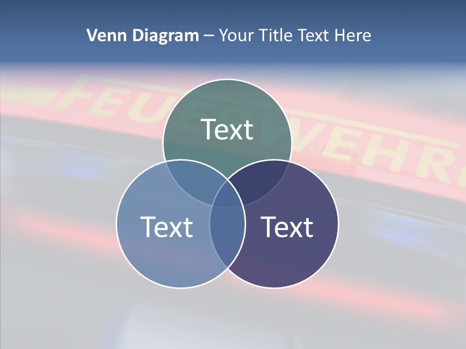 Fire Alarm Fire Truck PowerPoint Template