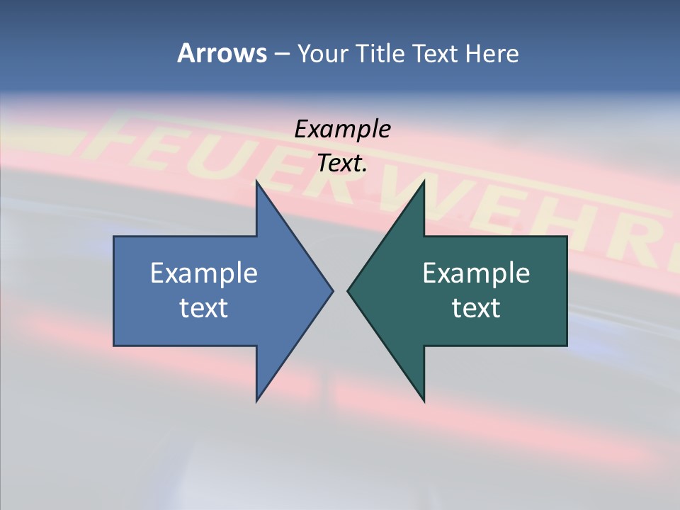 Fire Alarm Fire Truck PowerPoint Template