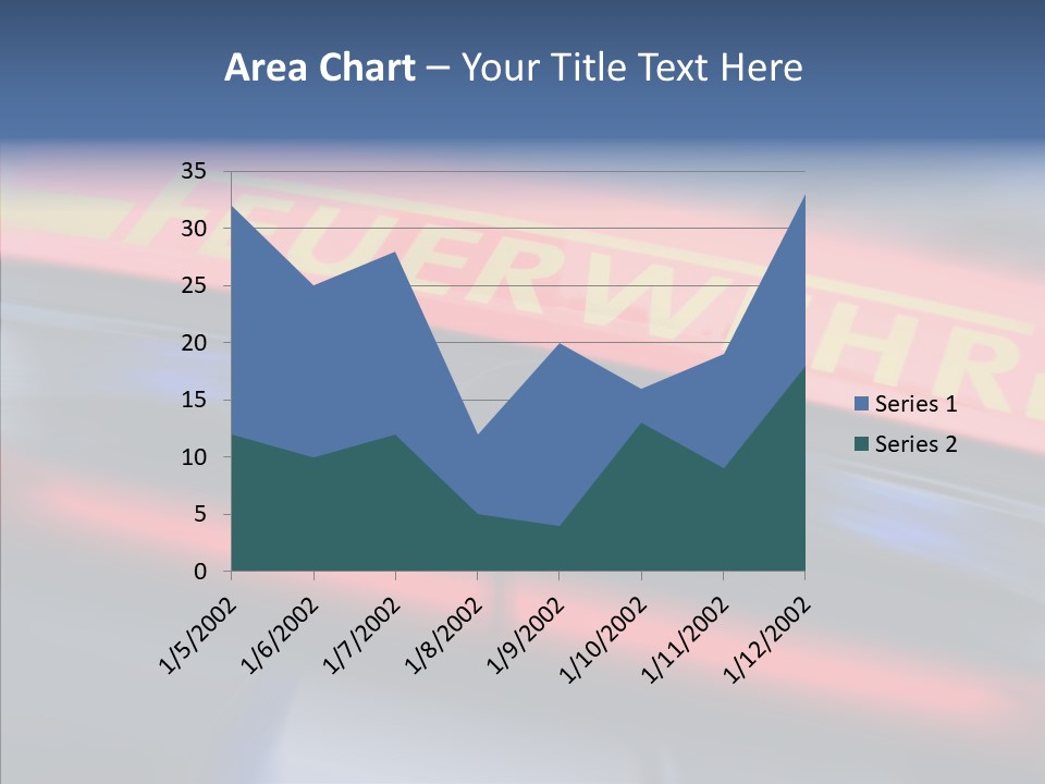 Fire Alarm Fire Truck PowerPoint Template