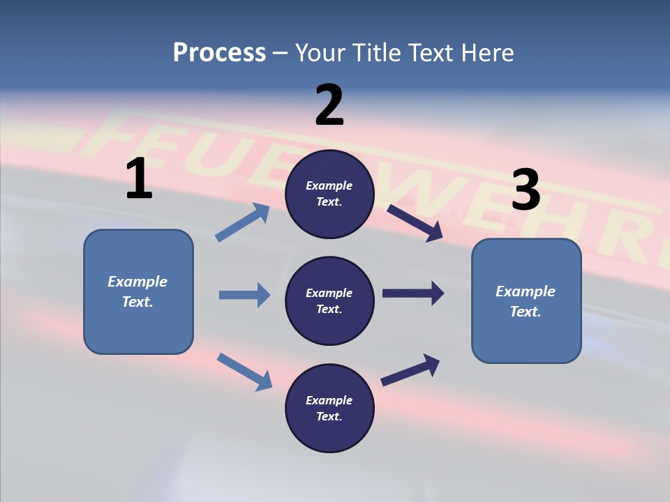 Fire Alarm Fire Truck PowerPoint Template