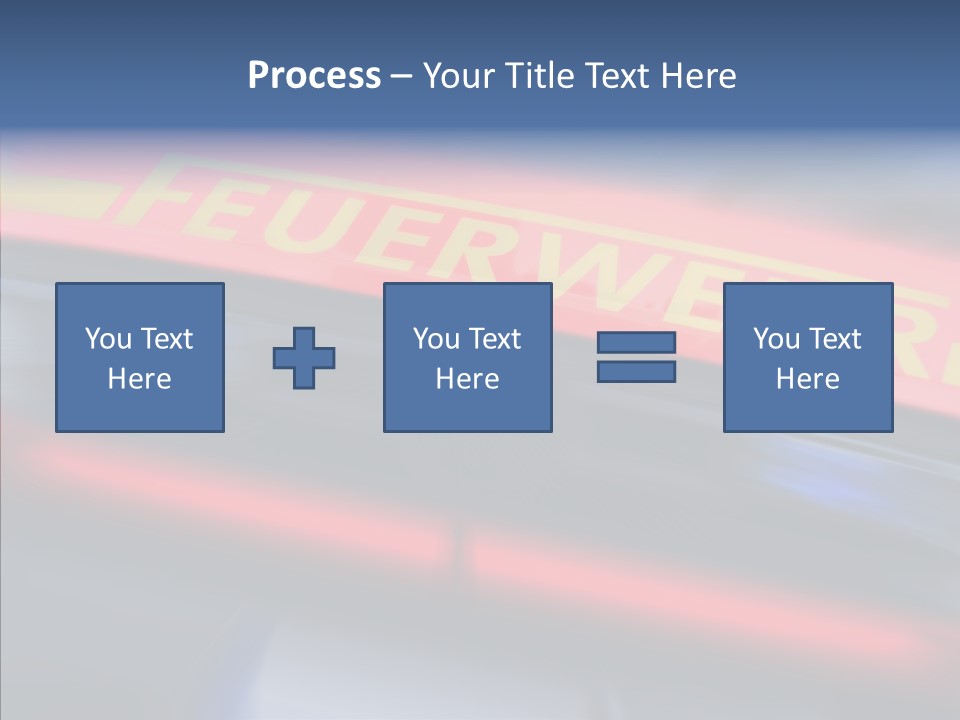 Fire Alarm Fire Truck PowerPoint Template
