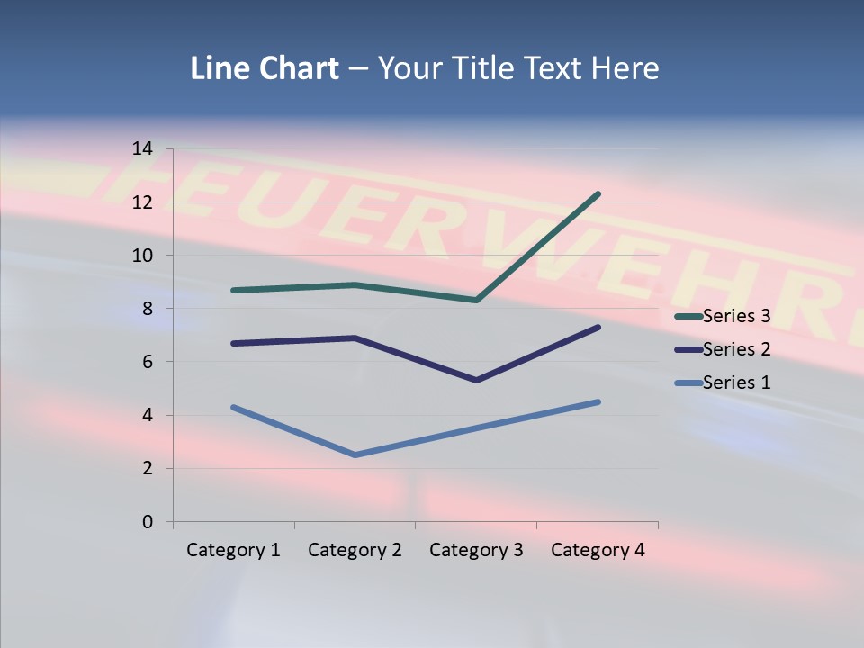 Fire Alarm Fire Truck PowerPoint Template