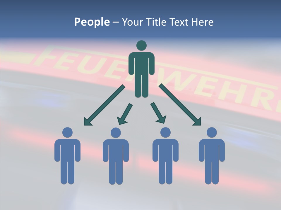 Fire Alarm Fire Truck PowerPoint Template