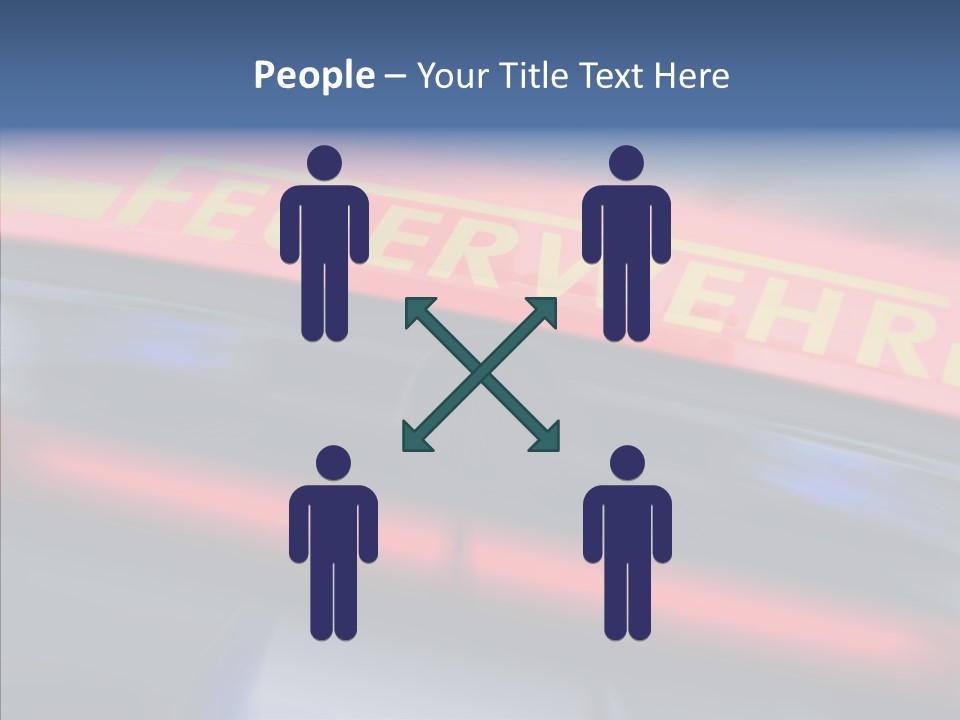 Fire Alarm Fire Truck PowerPoint Template