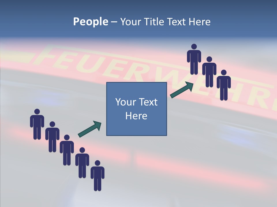 Fire Alarm Fire Truck PowerPoint Template