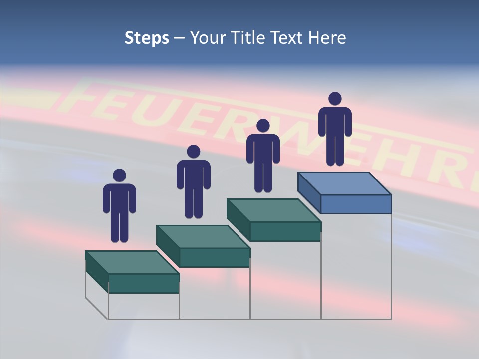 Fire Alarm Fire Truck PowerPoint Template