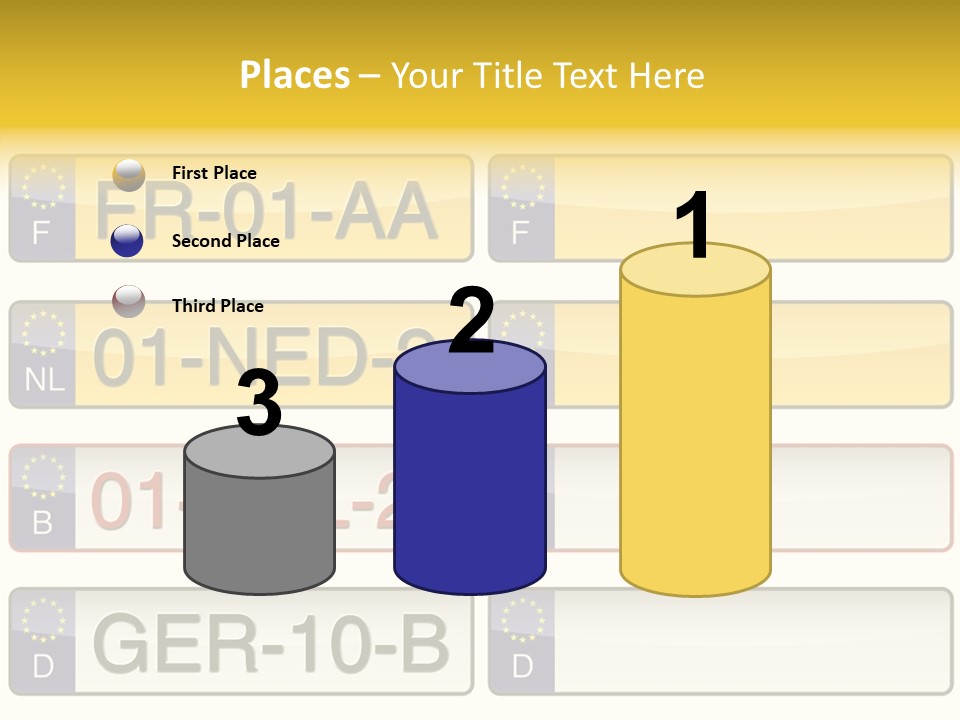 Germany License Traffic PowerPoint Template