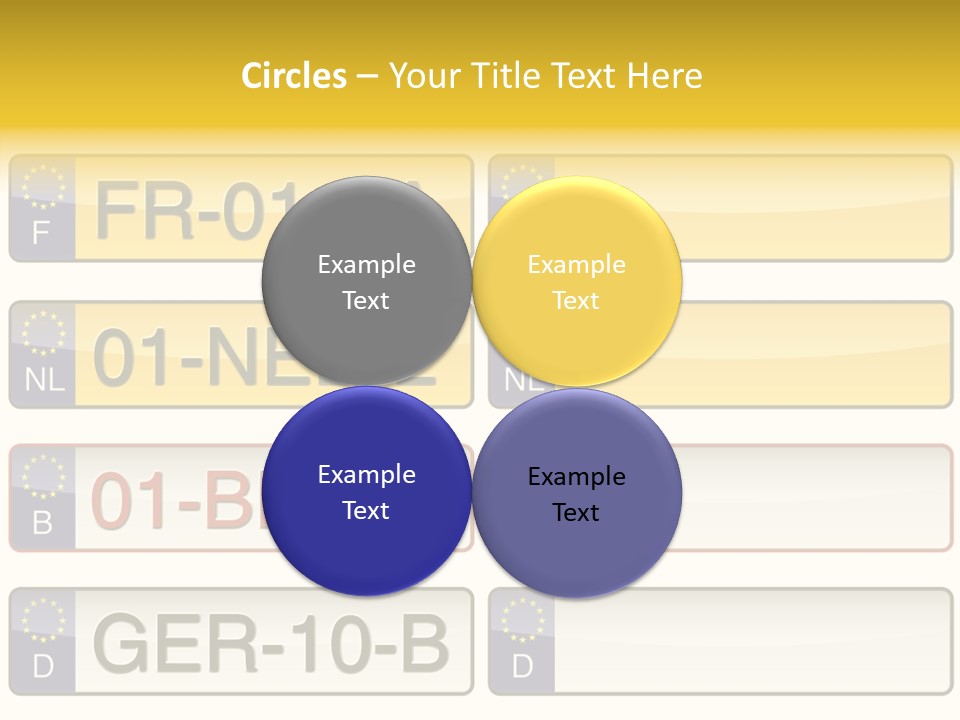 Germany License Traffic PowerPoint Template