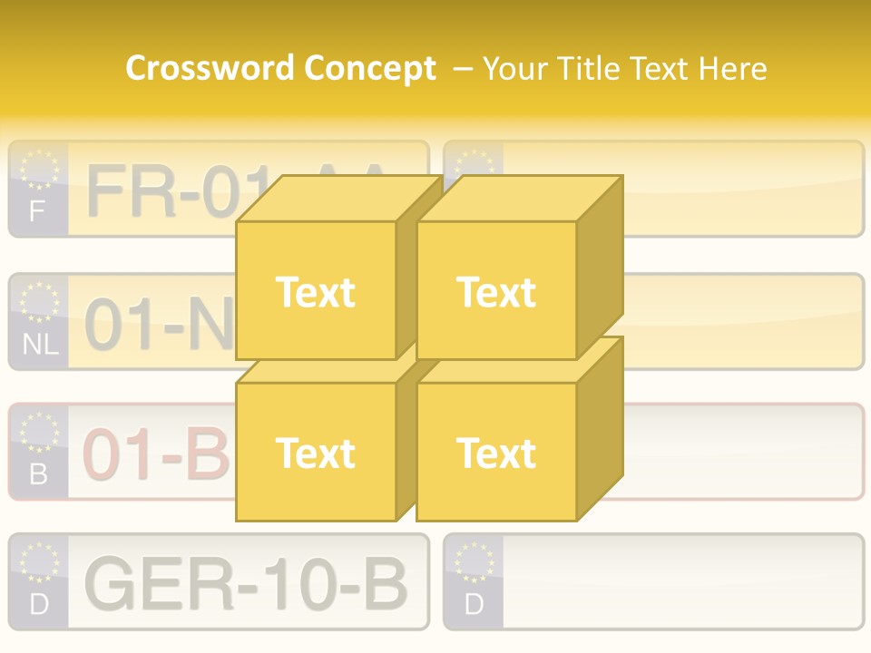 Germany License Traffic PowerPoint Template
