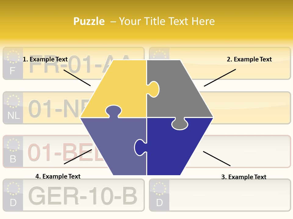Germany License Traffic PowerPoint Template