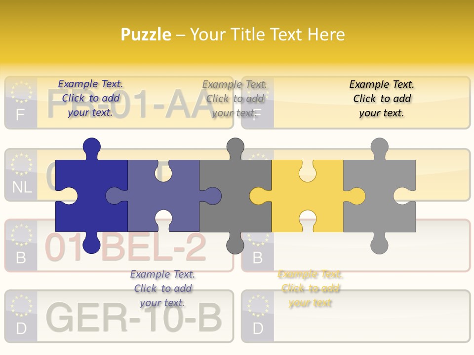 Germany License Traffic PowerPoint Template