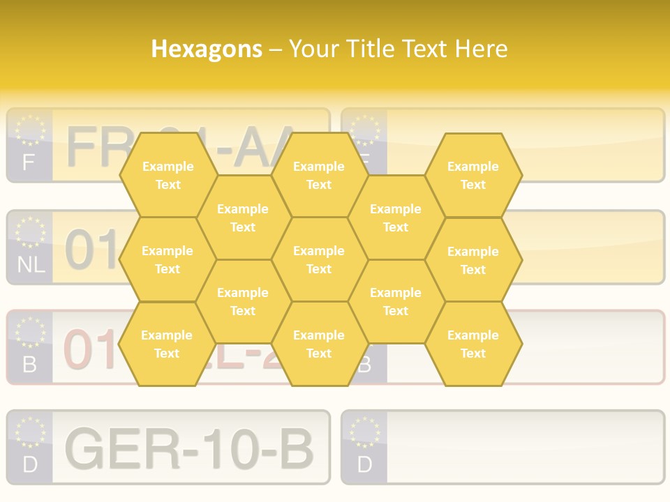 Germany License Traffic PowerPoint Template