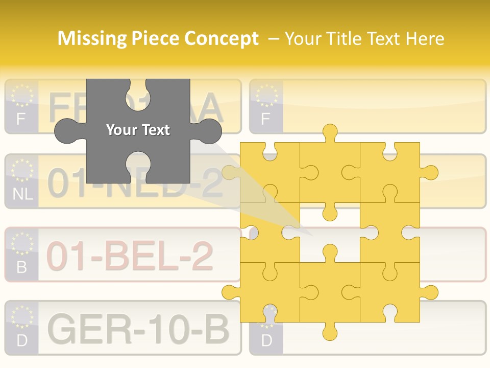 Germany License Traffic PowerPoint Template